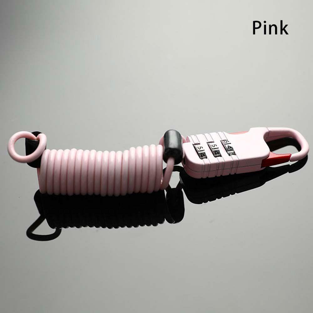 Zinc Aluminum Zinc Zinc Alloy Anti Theft Motorcycle Wire Rope Bicycle Safety Rope Lock  Unisex
