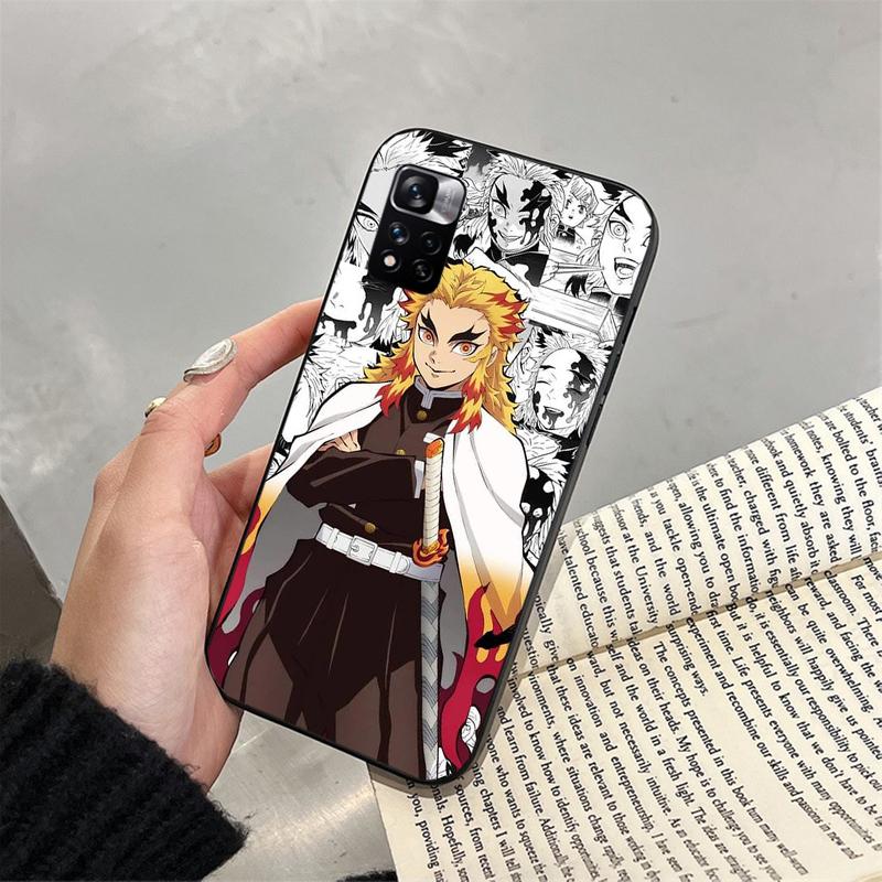 Rengoku Demon Slayer Phone Case For Xiaomi Redmi Note 13 12 Pro 11S 11 10 Pro 10S 12S Redmi 10 9C 13C