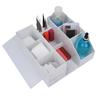 Eyelash Grafting Tool Storage Box Nail Art Tattoo Tool Storage Case Organizer for Salon (White)