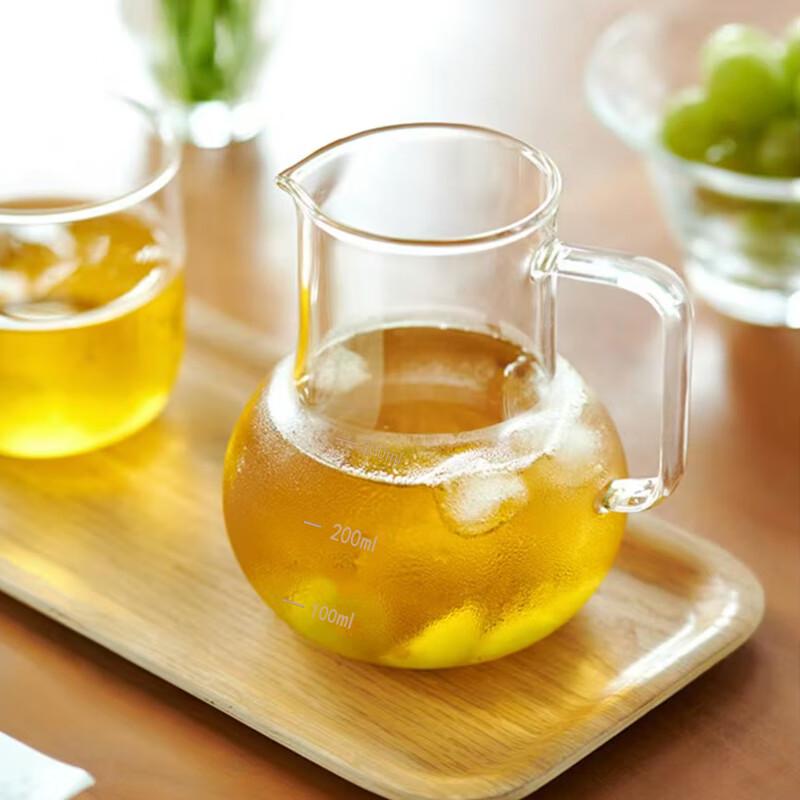 High Borosilicate Glass Tea Fairness Pitcher