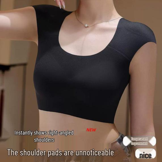 

Женские бесшовные наплечники и грудной бандаж - Невидимый жилет-бюстгальтер для элегантного силуэта XL (120-135 kg)