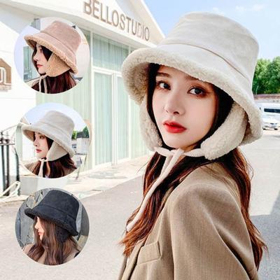 Women's and Men's Winter Poggle Fur Earflap Fur Hat Trapper Hat