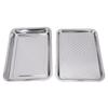 Stainless Steel Small Pet Cooling Bed with Breathable Mesh Pet Cooling Mat Tray for Bunny 40x30cm