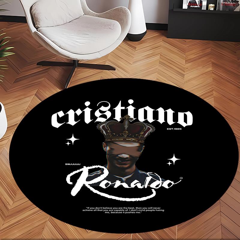 Ronaldo'nun (29) Ofis için Yuvarlak Halı Ofis, Yatak Odası, Oturma Odası ve Ev Alanı için Dekoratif Yer Halısı