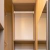 Solid Wood Closet Rod Hanging Rod Beech Wood Heavy Duty Clothes Organizer Closet Support Pole Easy Install Flange Seats 40-50Cm