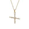 Luxury 26 Letter Necklace Women Unique Design White Zircon Crystal Collarbone Chain Party Jewelry Christmas Gift