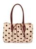 Korean Polka Dot Large Capacity Tote - Trendy Single Shoulder Bag for Everyday Use