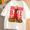 Dragon Ball Children Short Sleeve T-Shirt Boys Summer Casual Breathable Tees Anime Print Cotton Crew Neck Tops Cartoon Pullover