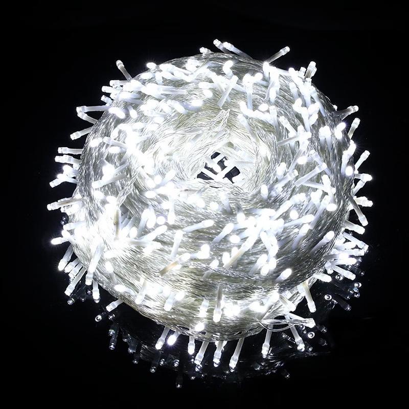 Lishi Outdoor Waterproof High-Brightness LED String Lights - Pure White