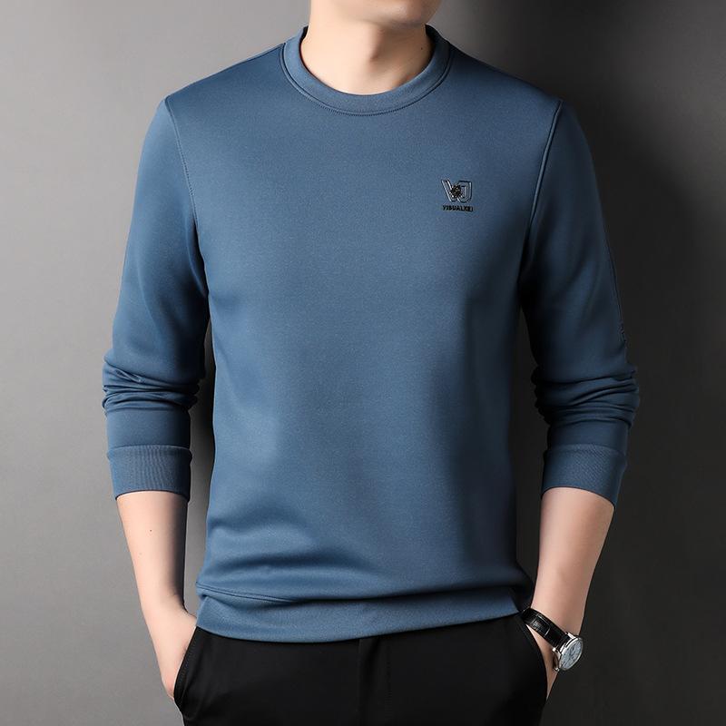 Весна и осень Новые мужские толстовки с круглым вырезом для молодежи и людей среднего — фото 4