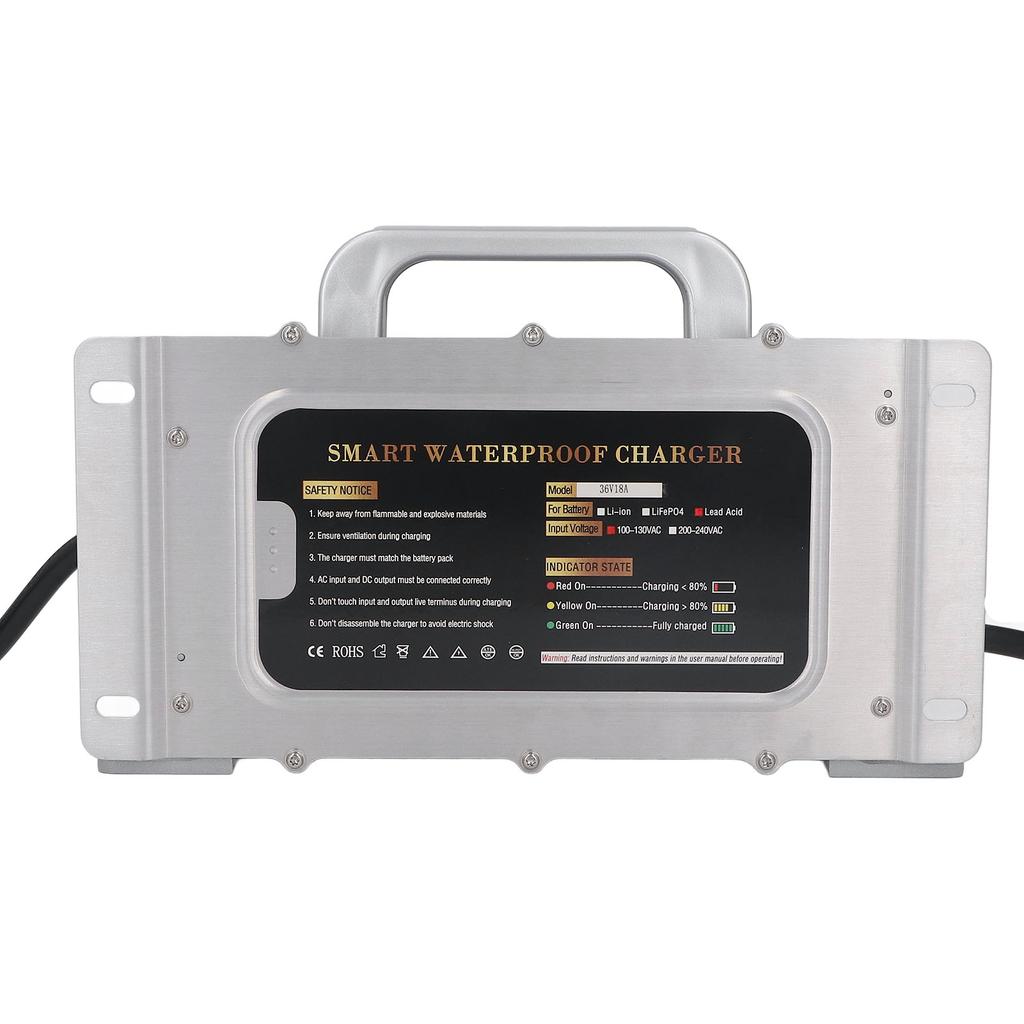 36V 18A 900W Car Battery Charger Smart Trickle Charger 2Pin Crowfoot Style AC for EZGO Carts Pre 1983