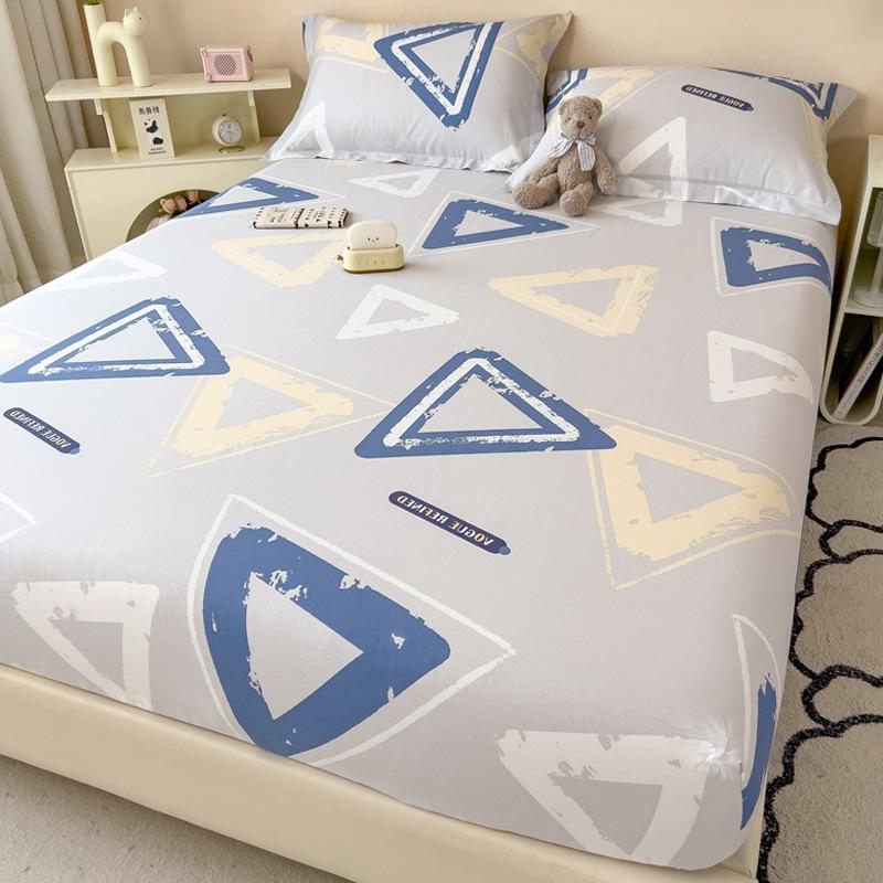 Cotton Printed Mattress, Simmons Mattress Protective Cover, Pure Cotton Lazy Bedspread Pillowcase