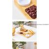 Bamboo Tray Stand Indoor Plate Nursery Plant Holders Garden Saucers Storage Desktop Bonsai Decoration