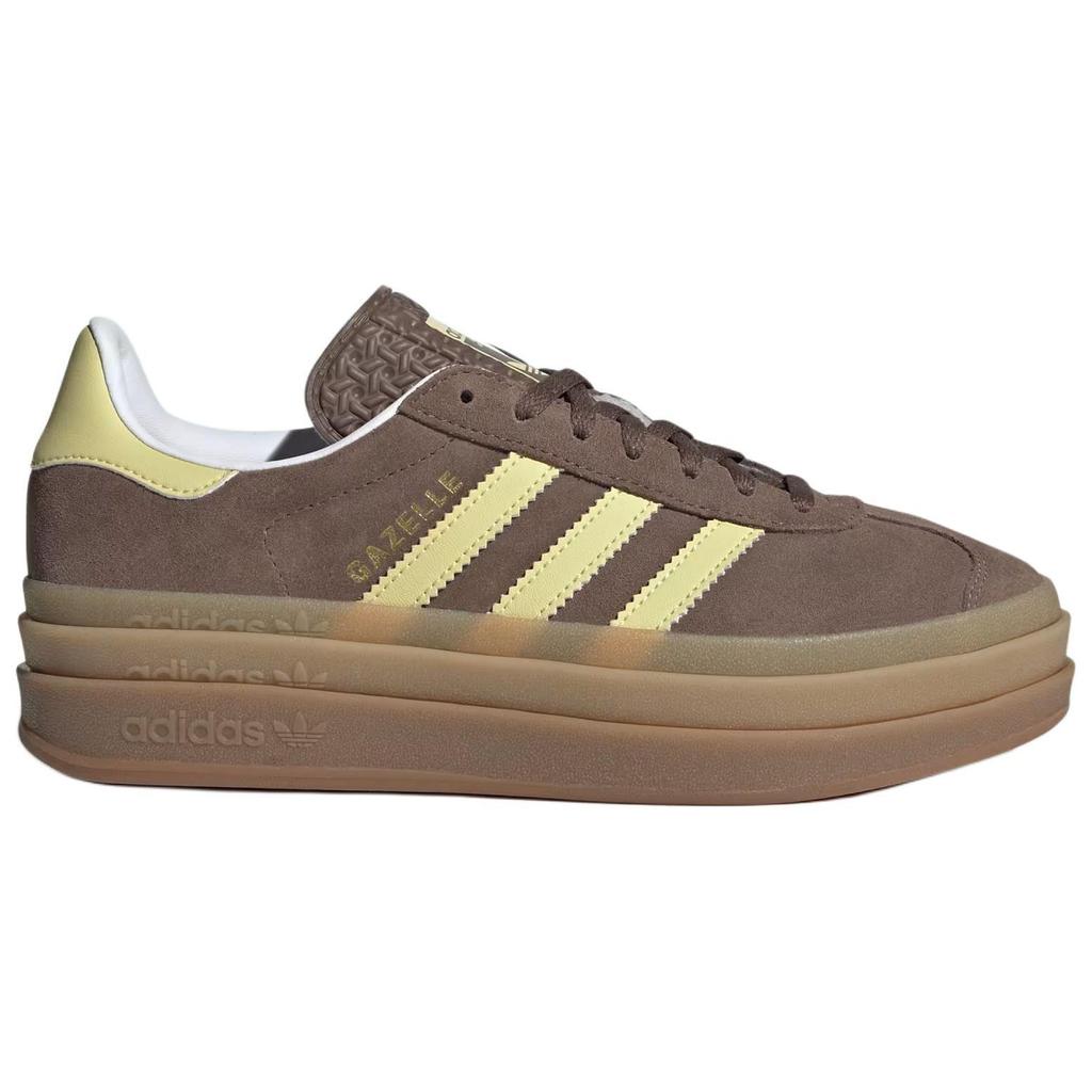 Adidas Gazelle Bold Země Stratosféra Pudrově Žlutá Dámské Tenisky Hnědá Oblačně Bílá JI2697