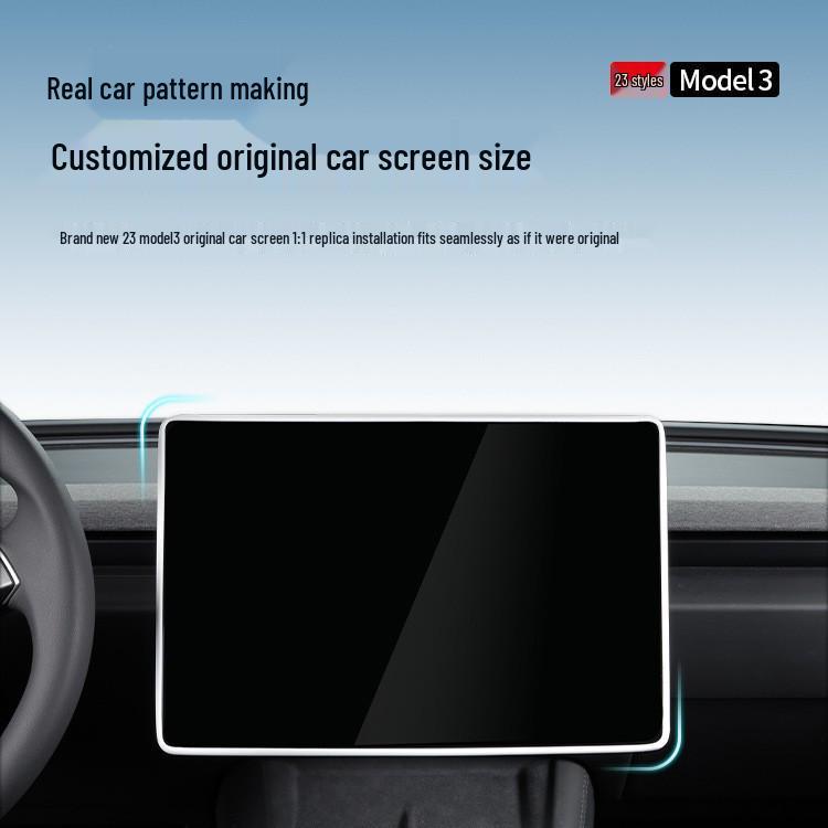 Tesla Model 3 '23 Mittelkonsole Anti-Kollisions-Silikonrahmen