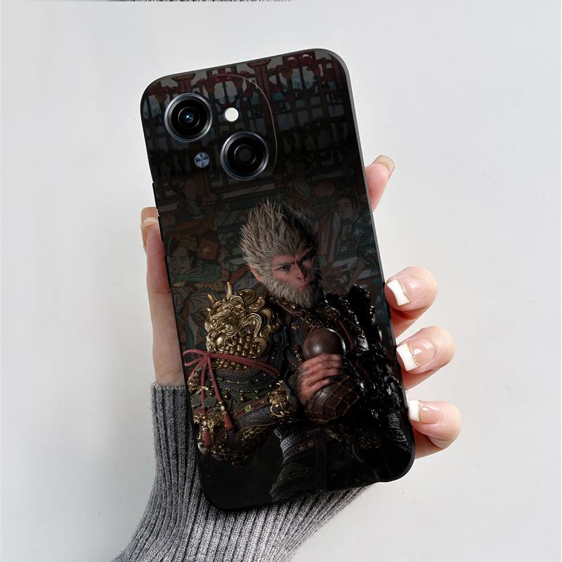 For Tecno Spark Go 1 Case Tecno Pop 9 Black Myth Wukong Shockproof Soft Silicone Back Cover For Tecno Spark Go1 Pop9 Phone Case
