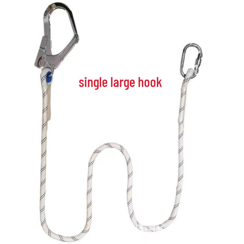 Outdoor High-Altitude Safety Rope: Polyester Construction, Portable Design.