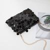 Shiny Sequin Shoulder Bag For Women Fashion Chain Crossbody Bag Casual Versatile Small Square Bag Party Banquet Evening Bag