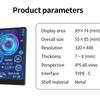 3,5palcový sekundární monitor IPS USB Type-C 320×480 AIDA64 Zobrazovač stavu CPU GPU RAM HDD pro Windows 10/11