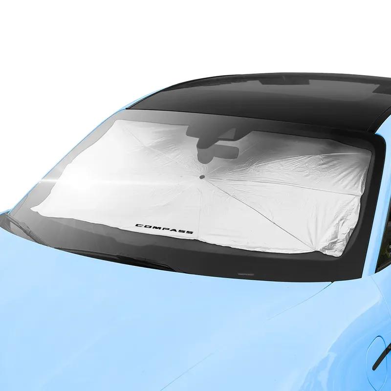 Car Windshield Sunshade Umbrella Parasol Windscreen Cover Auto Accessories For Jeep Compass Trailhawk Limited 4x4 MK49 MP SUV