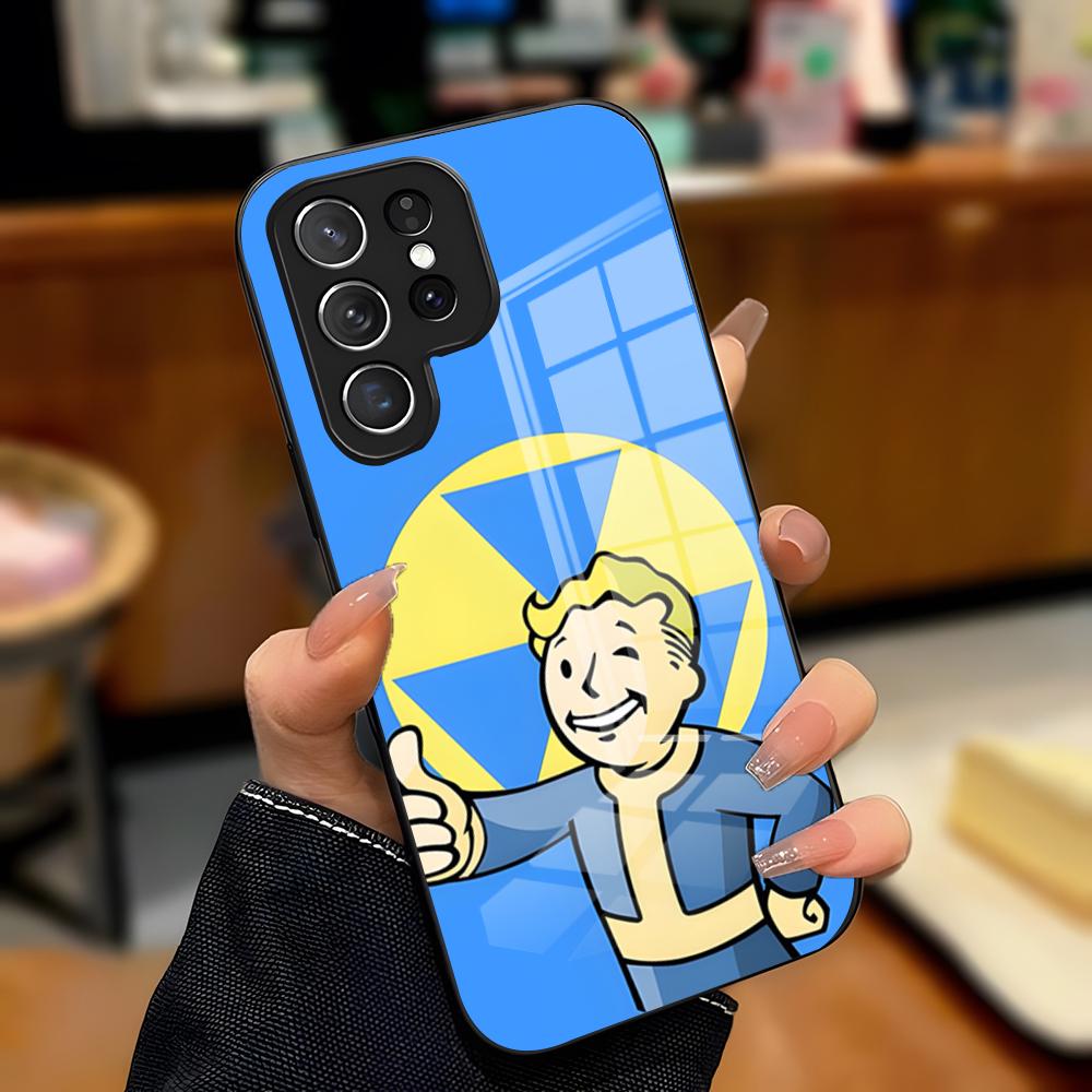 

Game F-Fallout Phone Case For Samsung A25 A13 A33 5G A54 A36 A35 A56 A52 A14 Shockproof Glass Cover Samsung A56
