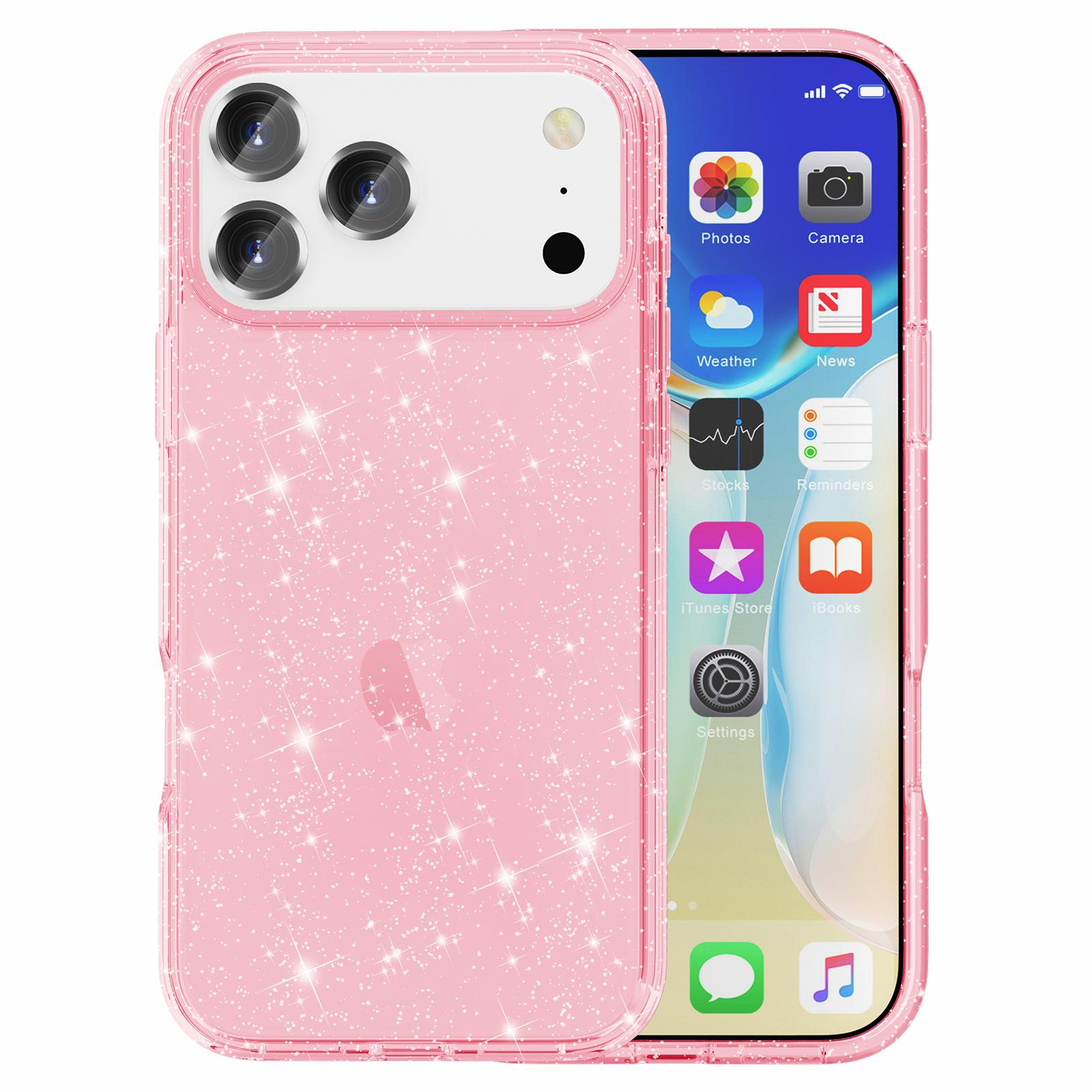 AMORUS For iPhone 17 Pro Case Soft TPU Hard PC Back Shockproof Phone Cover B