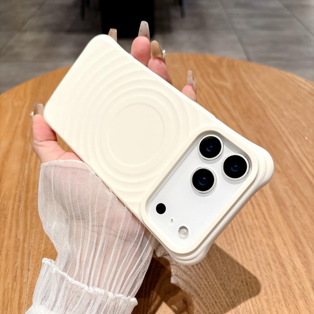 Boyang Magnetic Suction Case Suitable for IPhone17 Mobile Phone Case Liquid Silicone Apple 16 Large Hole 15 ProMax Protective Case