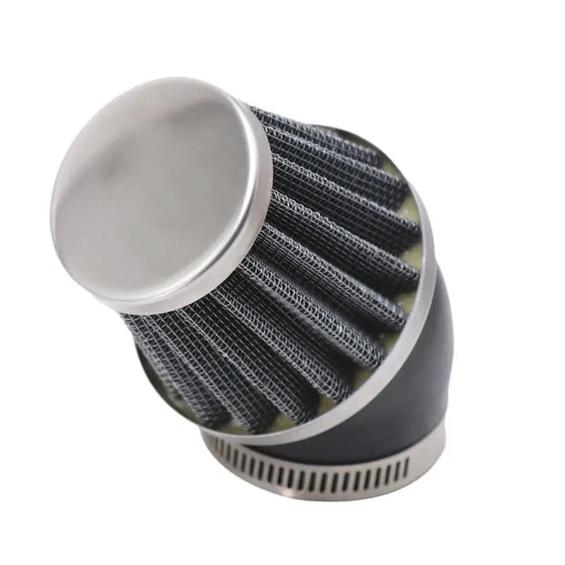 Motorcycle Scooter Air Filter 35mm 38mm 42mm 45mm 48mm 50mm Bend Elbow Neck Motor Air Filter Cleaner for 50cc 110cc 125cc 140cc Air Filters 7