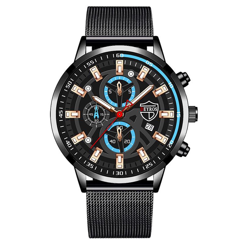 Men'S Watch Fashion Fully Automatic Calendar Luminous Quartz Watch