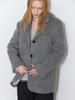 Asura Mohair Wool Jacket (Melange Grey)