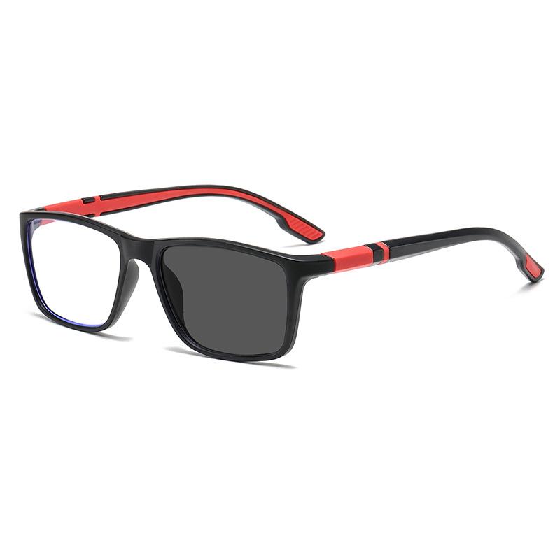 

Photochromic Anti Blue Light Reading Glasses Outdoor Sports Cycling Ultra Light HD Color Changing Glasses Sunglasses 0 -0.5~4.0 0 красный