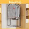 Simplified Wardrobe Clothes Cover Peva Transparent Garment Bag For Indoor Closet Organization