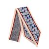 Luxury Neck Strap Long Hair Band Fashion Silk Scarves