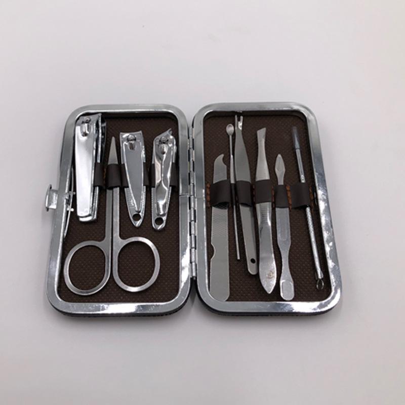 10 stücke Maniküre Schneider Nagel Clipper Set Haushalt Edelstahl Ohr Löffel Nagel Clippers Pediküre Nagel Schere Werkzeug
