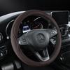 New Car Steering Wheel Cover, Universal for All Seasons, Morandi Color Series, Comfortable and Soft Nappa Leather Steering Wheel Cover