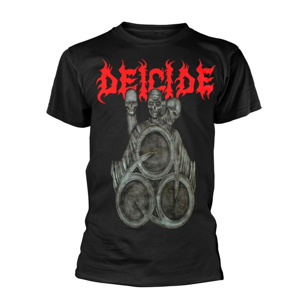 Men's Deicide In Torment In Hell T-shirt Medium Black
