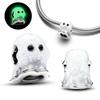 Authentic Original Copper Metal Halloween Perfect Gift Black Cat Spider Skull Pumpkin Ghost Bead Components Charm Bead Components Designed For Pan
