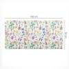 Elegant Decorative Desk Mat Floral Vintage Pattern 100X50 Cm
