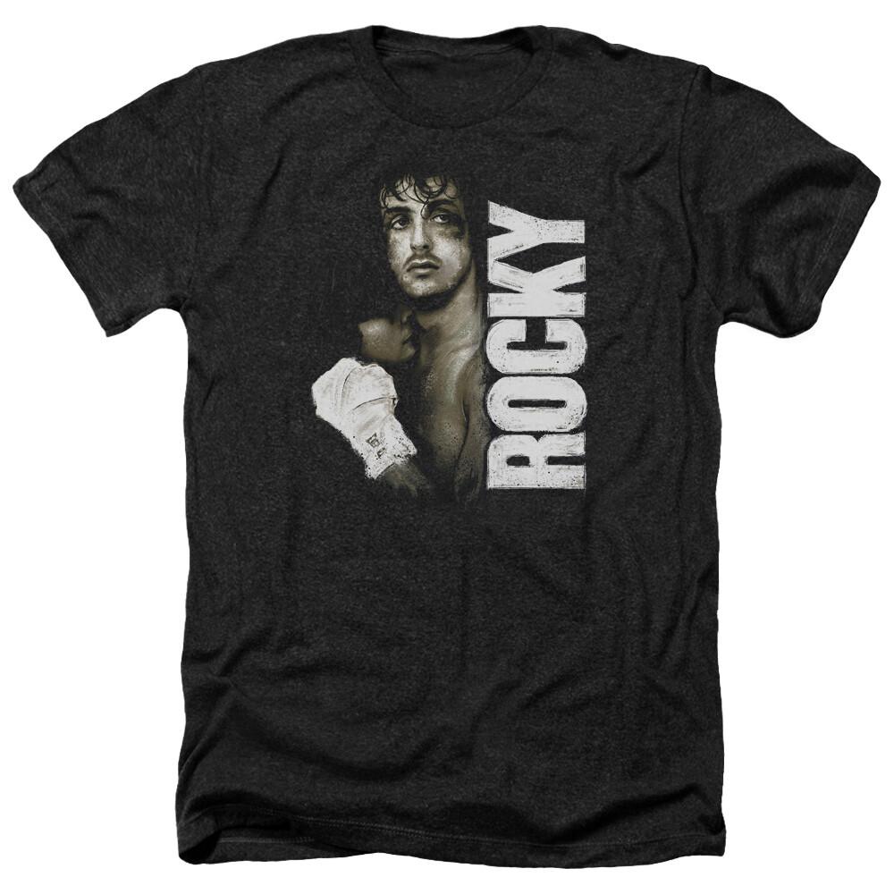 ROCKY PAINTED ROCKY Licensed Adult Men039;s Heather Tee Shirt SM-3XL Unisex T-Shirt L