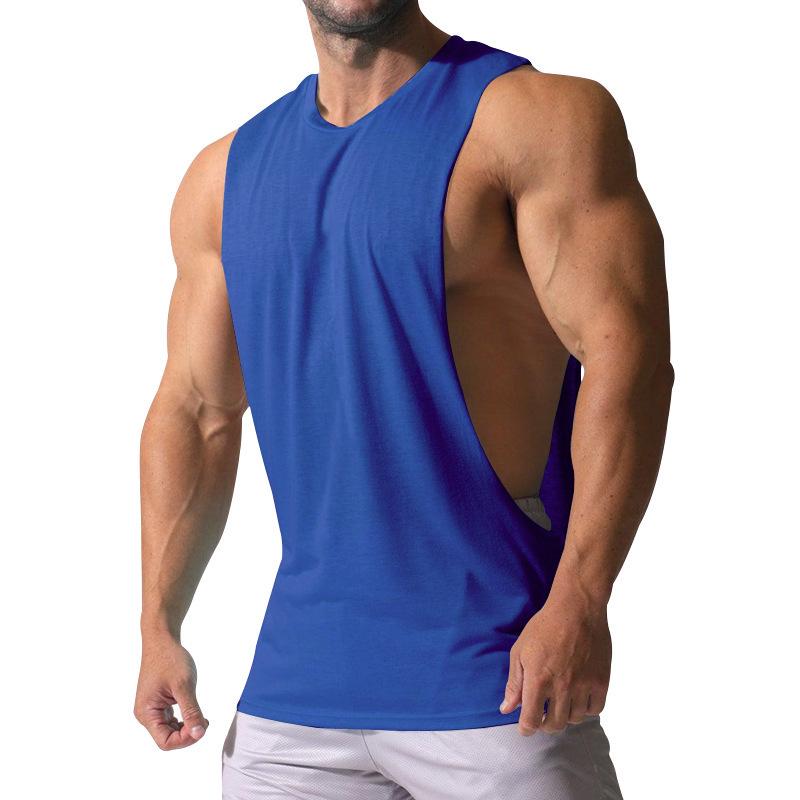 Temu Summer 2025 Men's V-Neck Sleeveless Fitness Vest