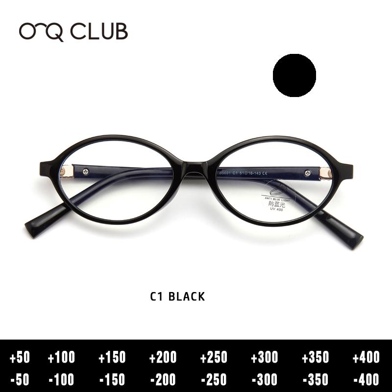 

OQ CLUB женские оправы для очков оптические линзы класс очков Рецепт для окуляров в трендовых антибликовых линзах и линзах с защитой от синего света FRAME ONLY