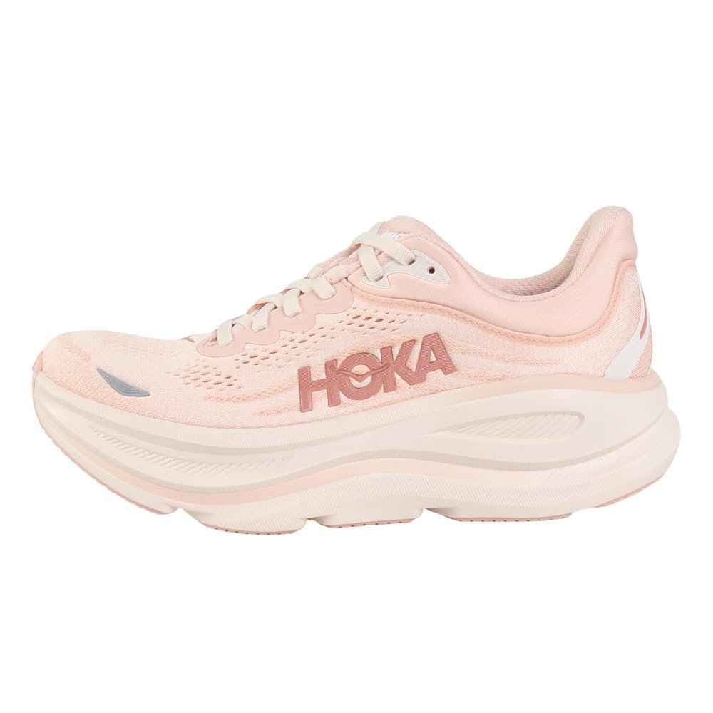 HOKA Bondi 9 Running Size Shoes, Rose, 1162012-RLTT, Women's 24.5