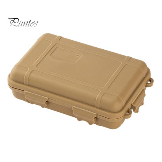 

Водонепроницаемый ящик для хранения на открытом воздухе, ударопрочный, большой емкости, портативный инструмент для кемпинга, коробка для переноски, контейнер хаки