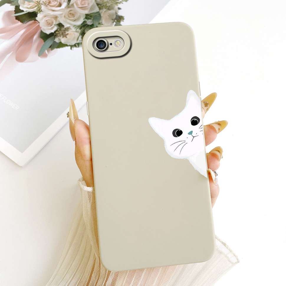 For iPhone 6 Casing Candy Painted Silicone Soft Phone Case For Apple iPhone6 iPhone 6 Cover A1549 A1586 A1589 Shockproof Bumper