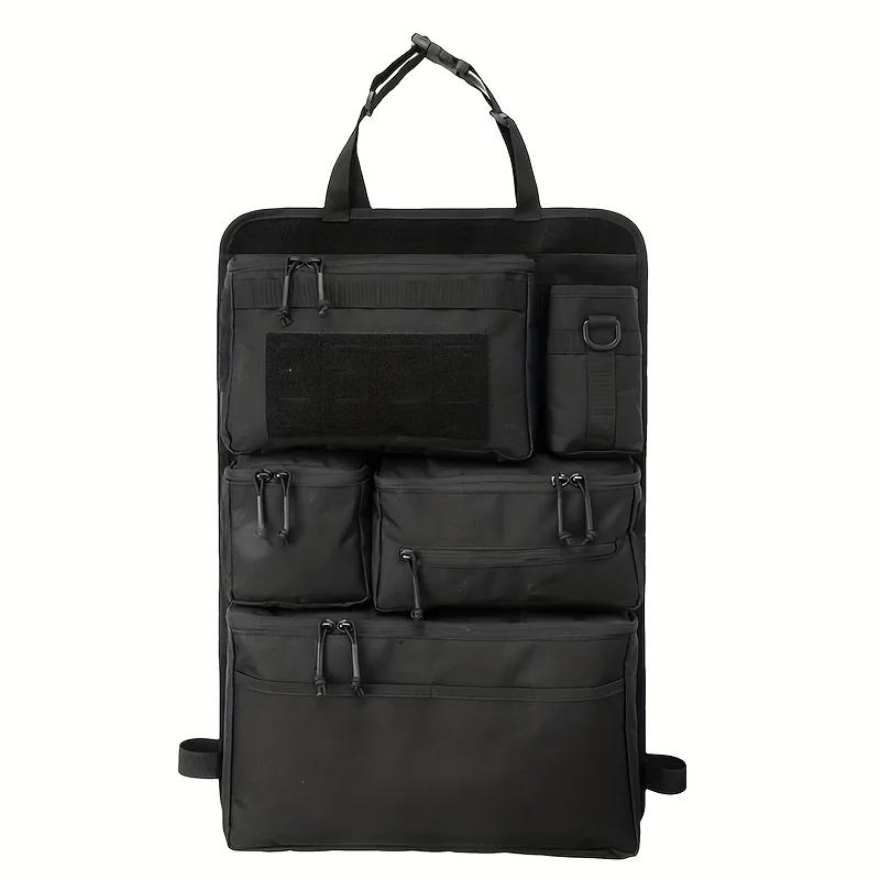 Multifunctional Car Rear Seat Hanging Organizer Tactical Storage Bag Luggage Storage Bag for Outdoor Travel