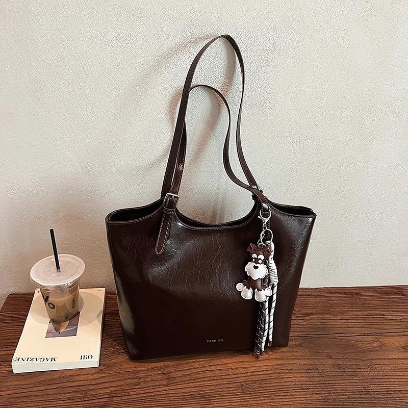 High value large capacity autumn and winter bag wind going shoulder bag temperament commuter tote bag