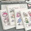 New Cartoon Labubu A5 Coil Notebook Student Cute Exercise Book Learning Stationery Notepad Diary