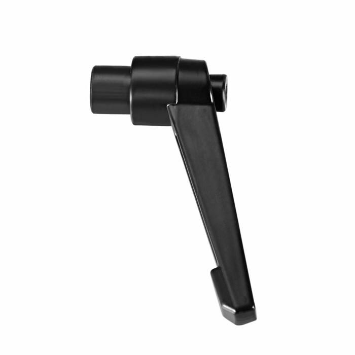 Poignée de serrage réglable M8 levier cliquet (hex 4 mm) - pack de 3, acier galvanisé noir