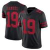 Mens NFL San Francisco 49ers 19 Deebo Samuel Authentic Style Performance Jersey - Red White Black