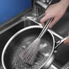 Stainless Steel Pan Brush Bowl Plate Long Handle Strong Decontamination Convenient Fast Sink Stove Kitchen Clean Tools